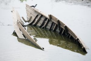 Ship Wreck Stock Photo