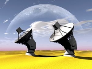 Radio Telescope Stock Art