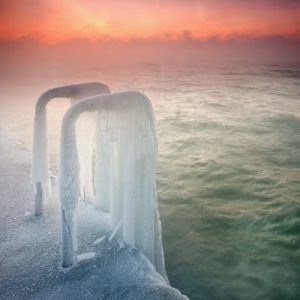 Stock Art of Frozen Pool